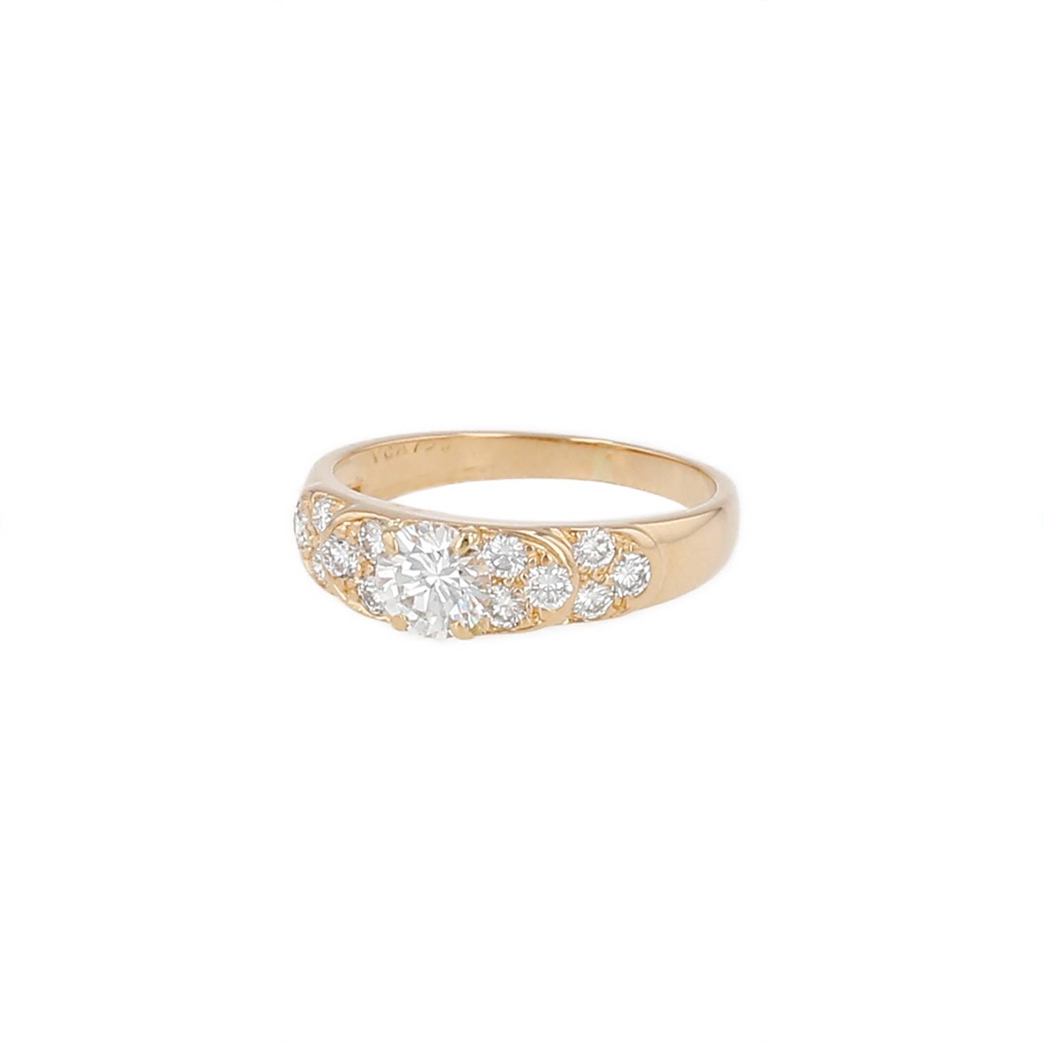 Bague Jarretière Van Cleef & Arpels or jaune diamants occasion
