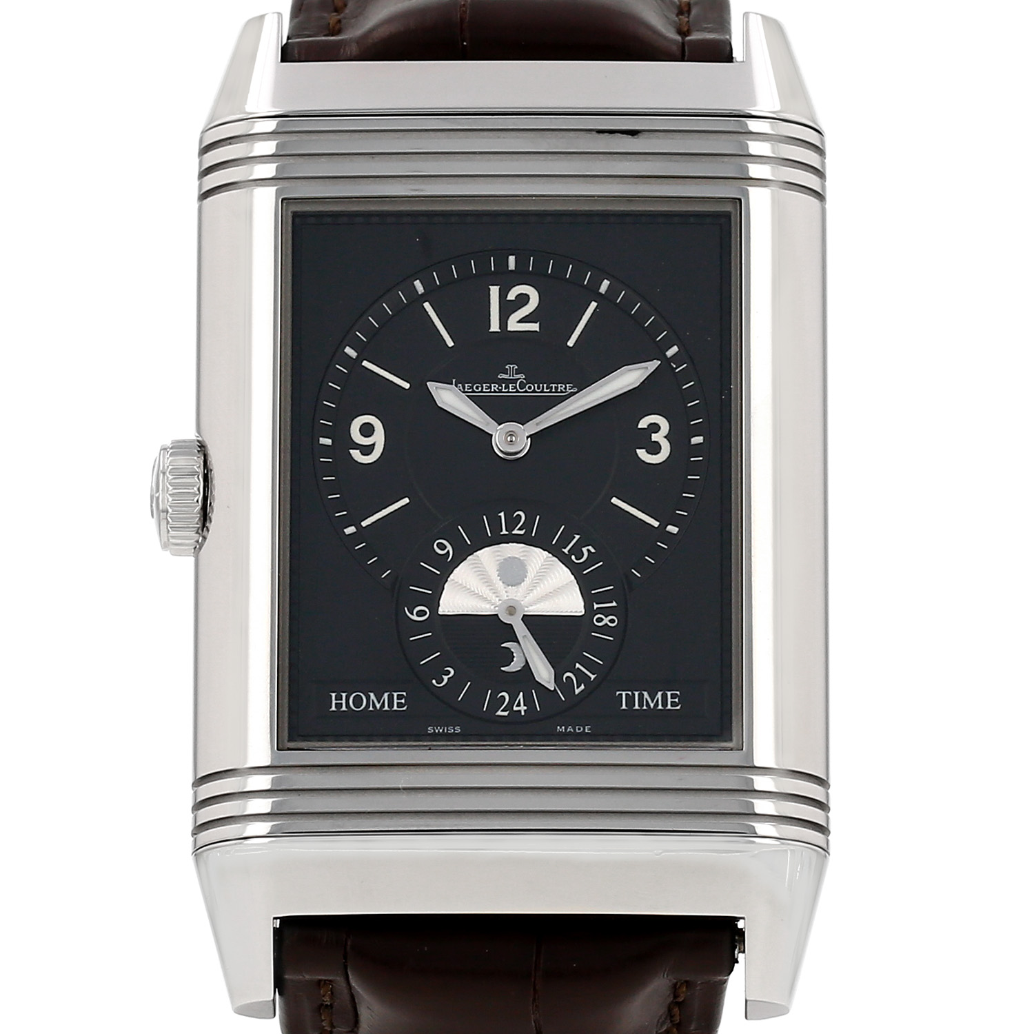 Jaeger-LeCoultre Grande Reverso  in stainless steel Ref: Jaeger-LeCoultre - 274.8.85  Circa 2010 - Detail D4