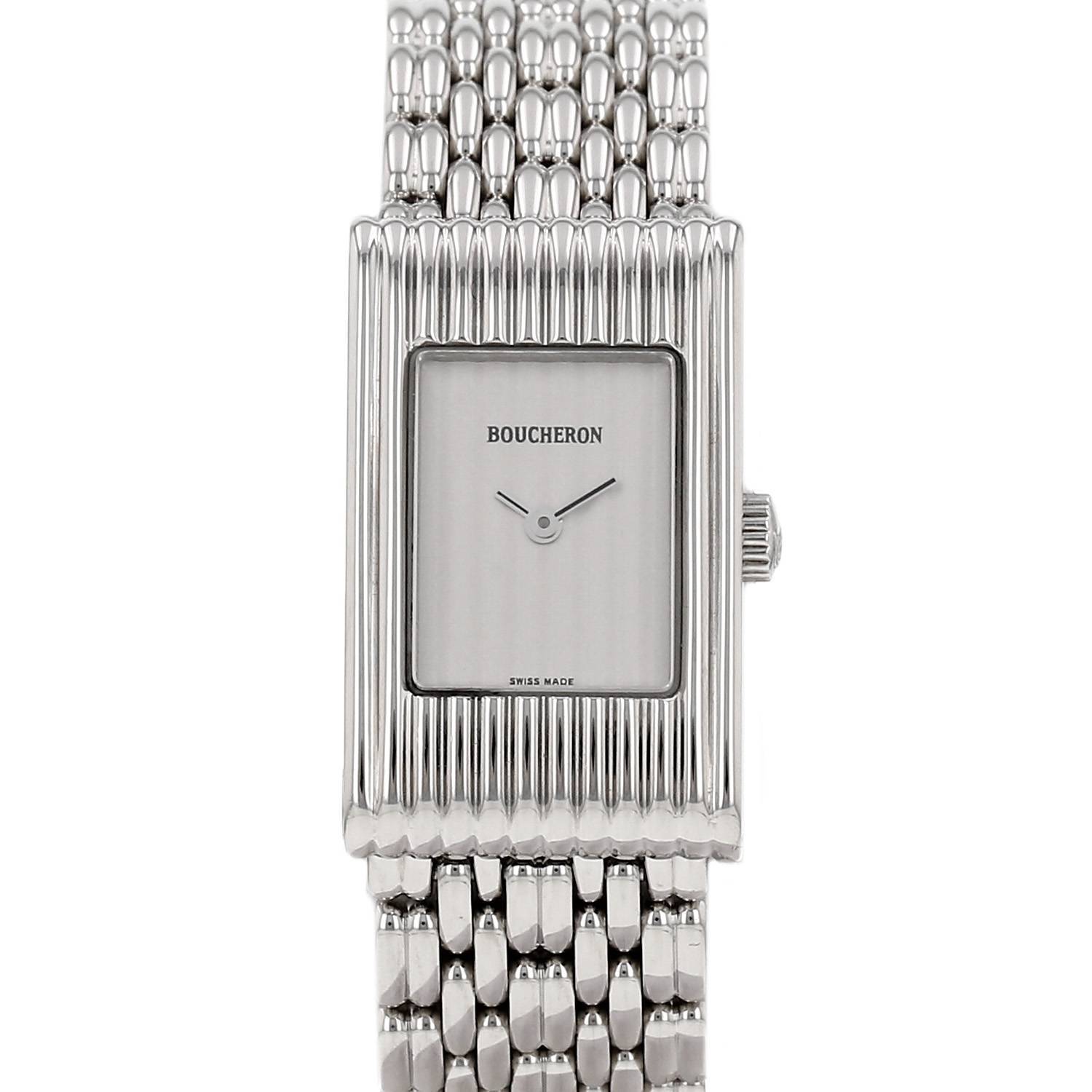 Montre Boucheron Reflet en acier Vers 2000 Montre Boucheron Reflet en acier Vers 2000