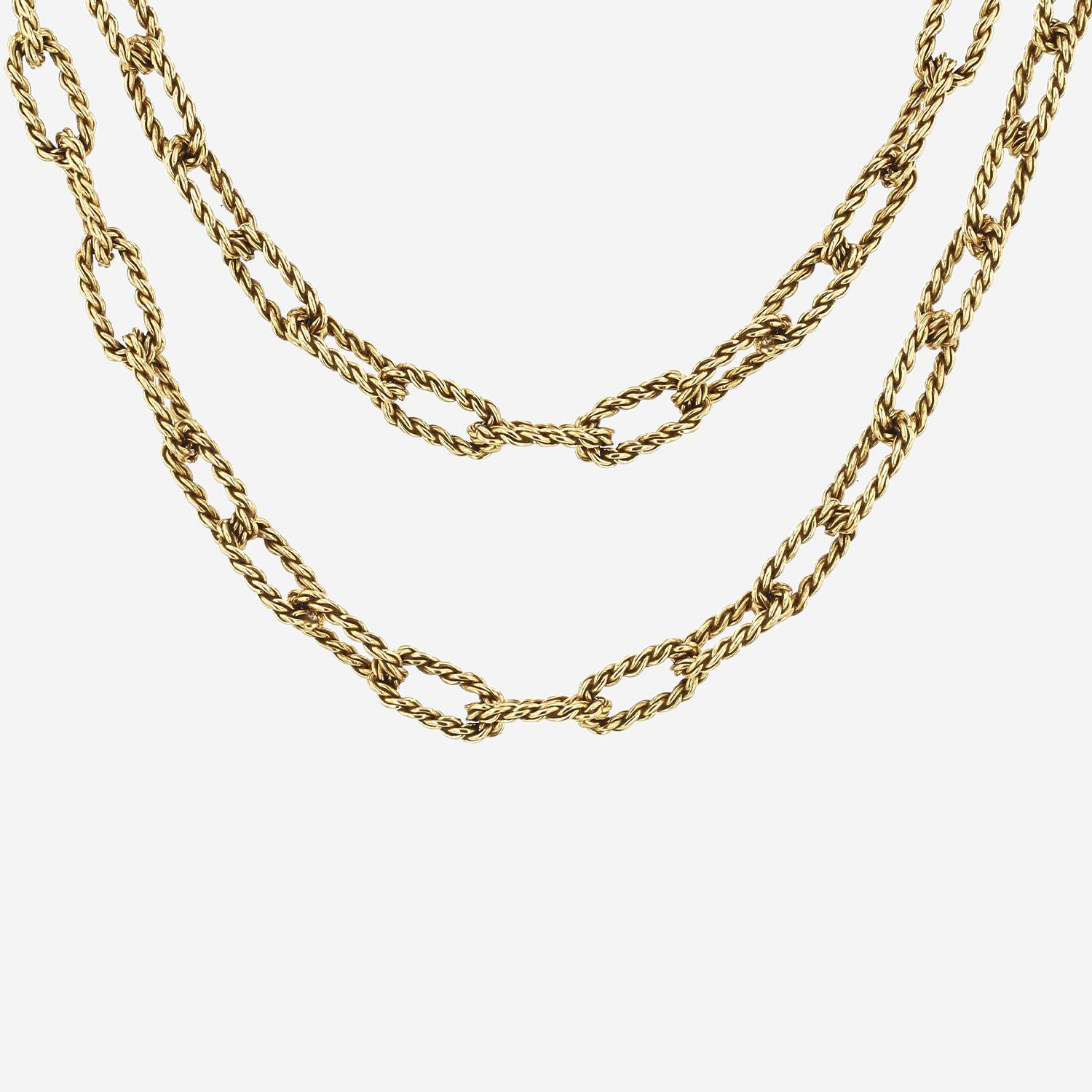 Collar Vintage  de oro amarillo