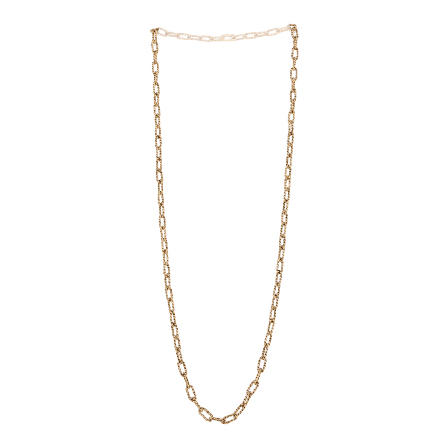 Collana lunga Vintage  in oro giallo - Detail D1