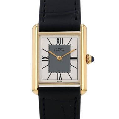 Montre Cartier Tank Must en vermeil Ref: Cartier - 590005  Vers 1990