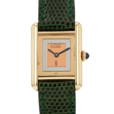 Orologio Cartier Tank Must in vermeil Circa 1990