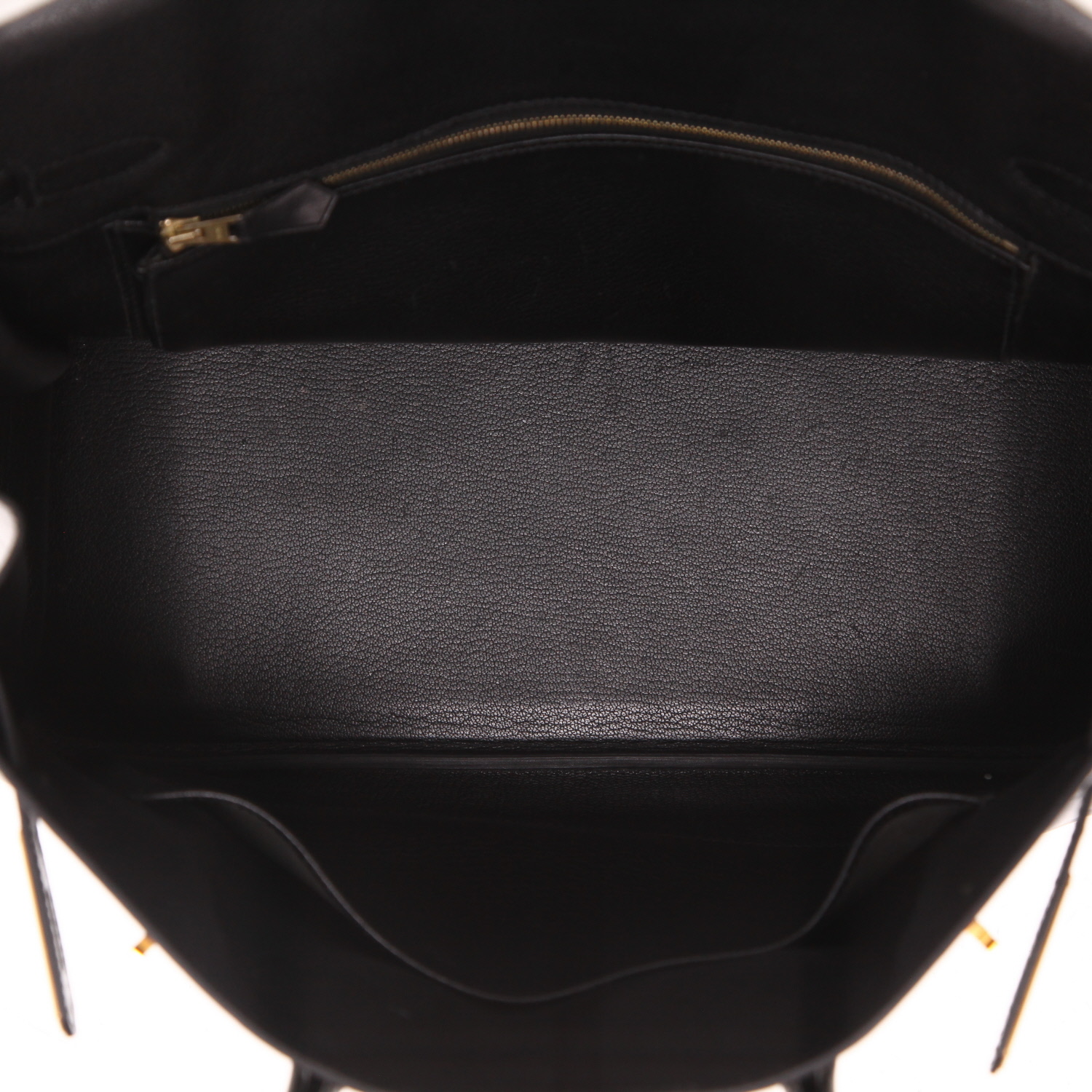 Sac à main Hermès  Birkin 35 cm en cuir box noir - Detail D3