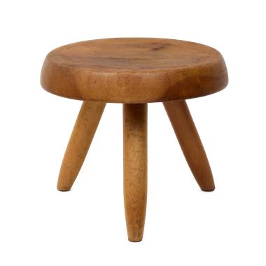 Tabouret bas tripode 'Berger' - le modèle créé en 1953