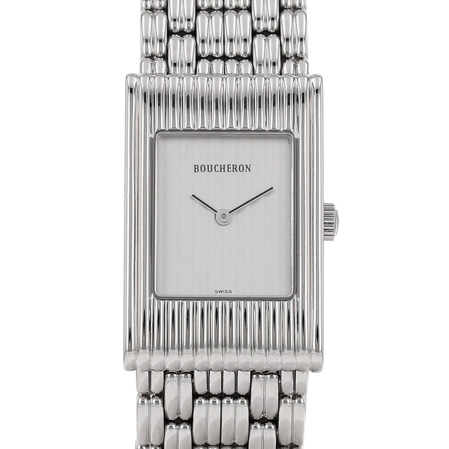 Montre Boucheron Reflet en acier Vers 1997 Montre Boucheron Reflet en acier Vers 1997