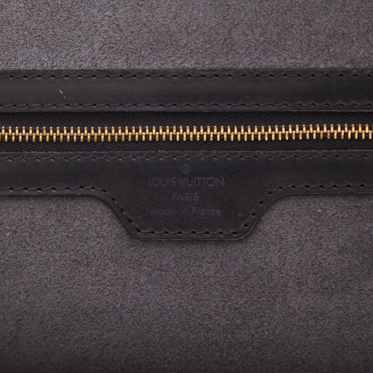 Borsa Louis Vuitton  Lussac in pelle Epi nera - Detail D2