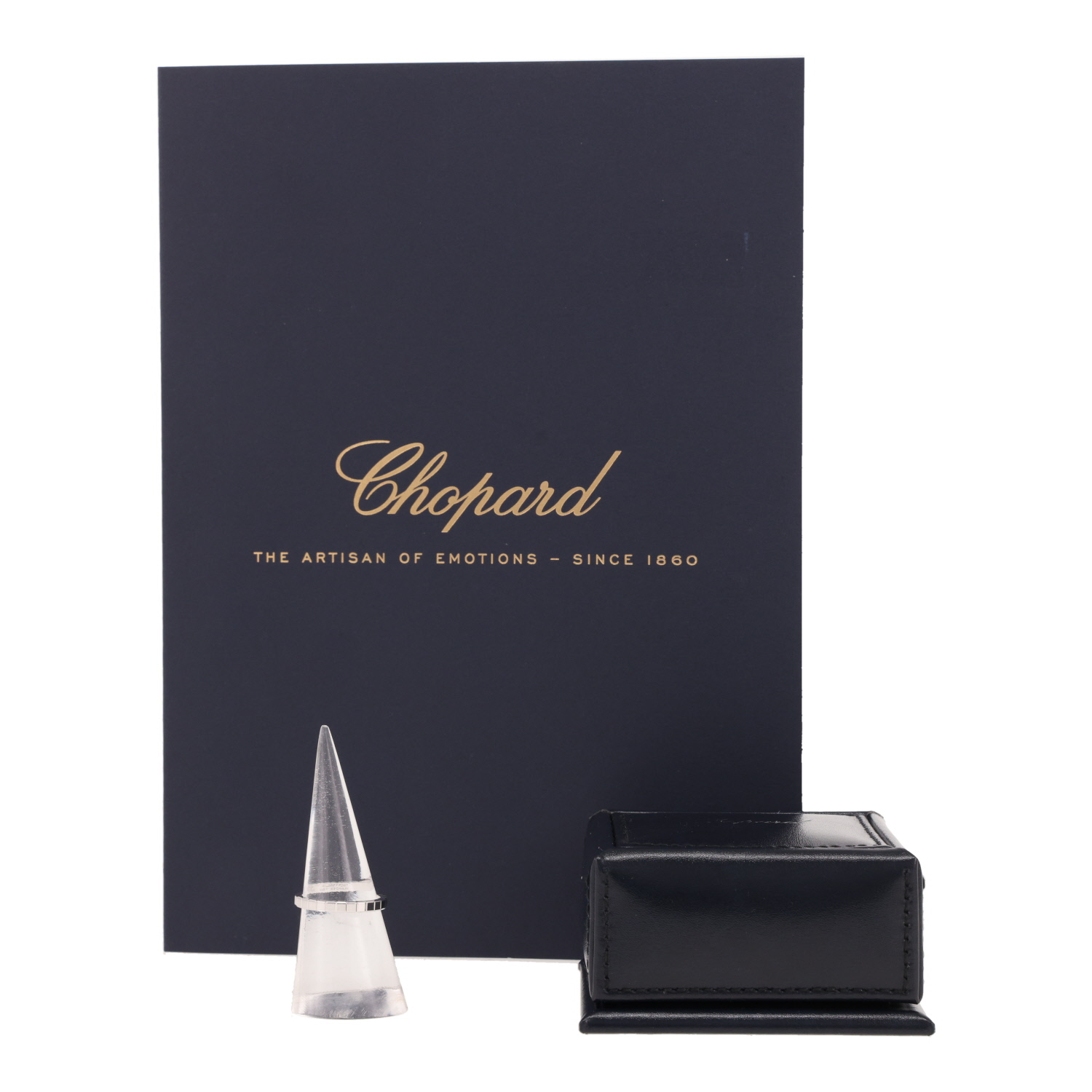 Sortija Chopard Ice Cube de oro blanco - Detail D2