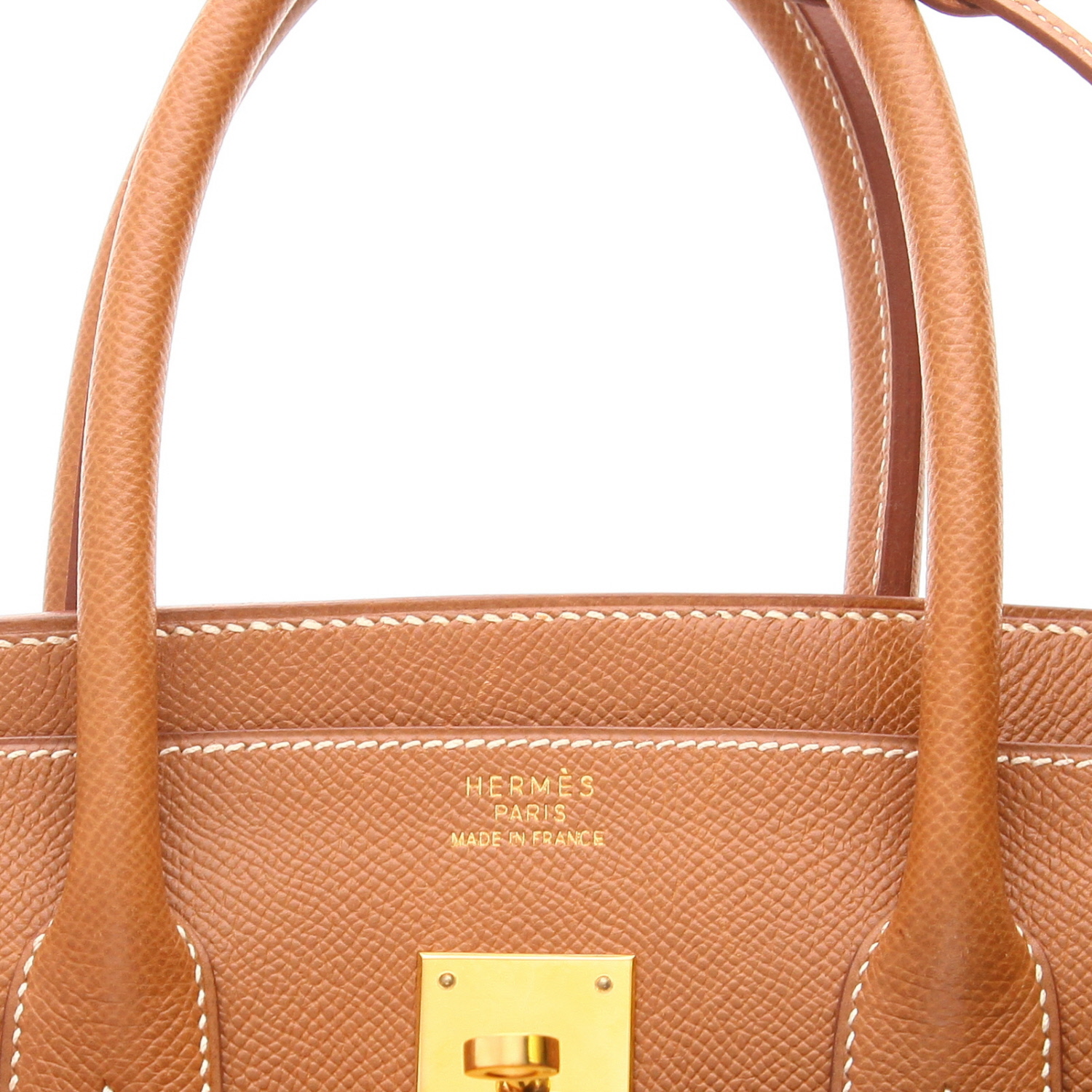 Borsa Hermès Birkin da 35 cm in pelle Courchevel Gold - Detail D2