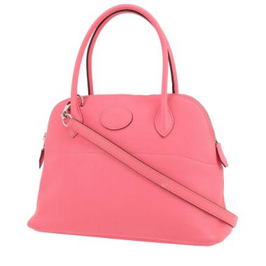 Hermès Bolide 25 cm handbag in Azalée pink Swift leather