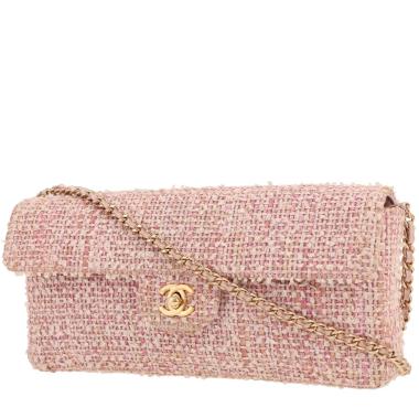 Borsa Chanel Choco Bar in tweed rosa