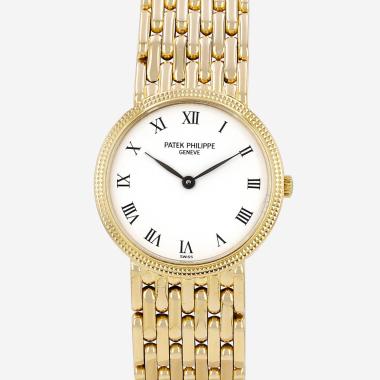 Montre Patek Philippe Calatrava Clous De Paris en or jaune Ref: Patek Philippe - 4819  Vers 1990