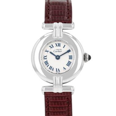 Montre Cartier Must Colisée en argent Ref: Cartier - 1903  Vers 1990
