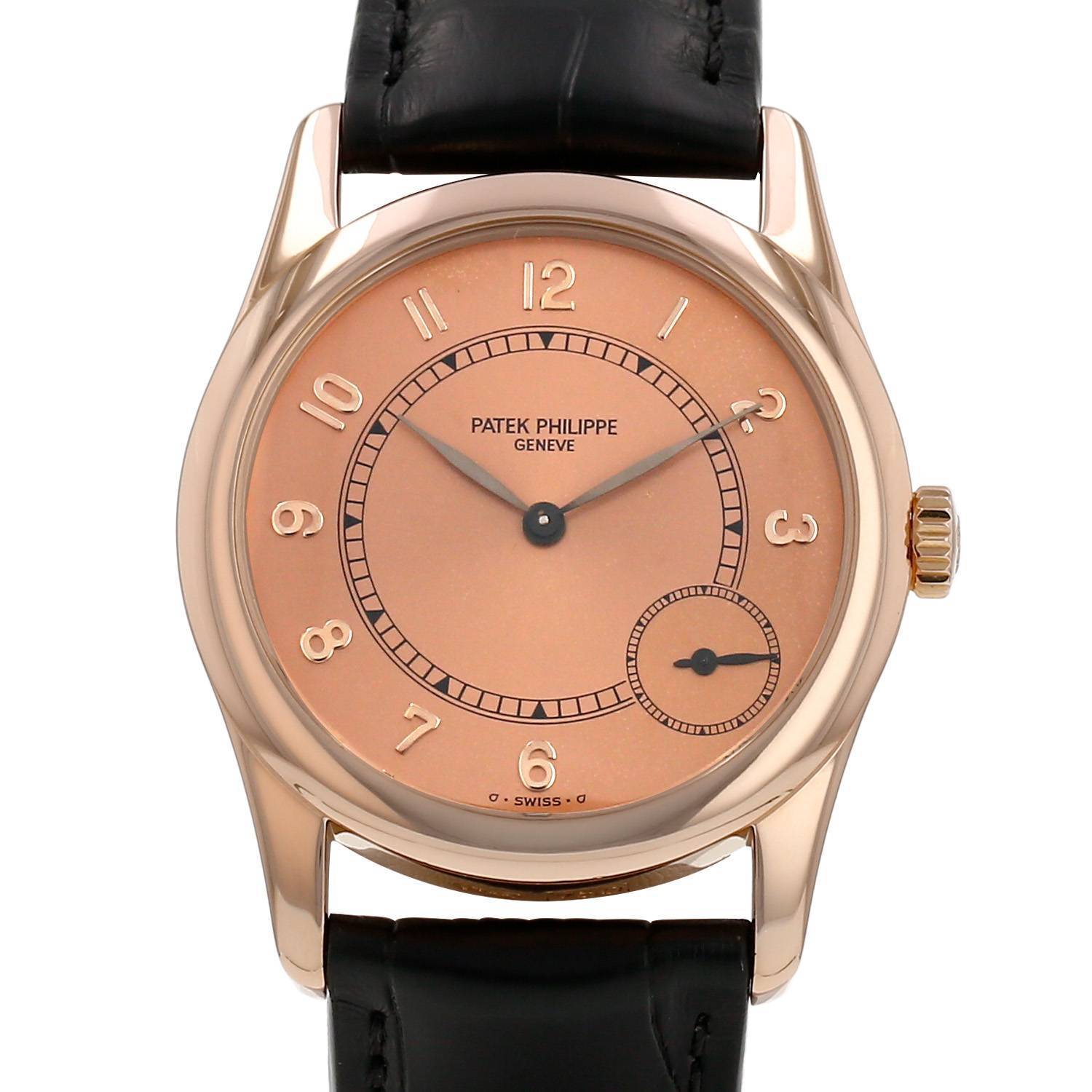 Montre Patek Philippe Calatrava en or rose Ref: Patek Philippe - 5000 Montre Patek Philippe Calatrava en or rose Ref: Patek Philippe - 5000