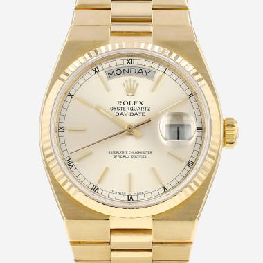 Rolex Oysterquartz Day Date  in yellow gold Ref: Rolex - 19018  Circa 1979