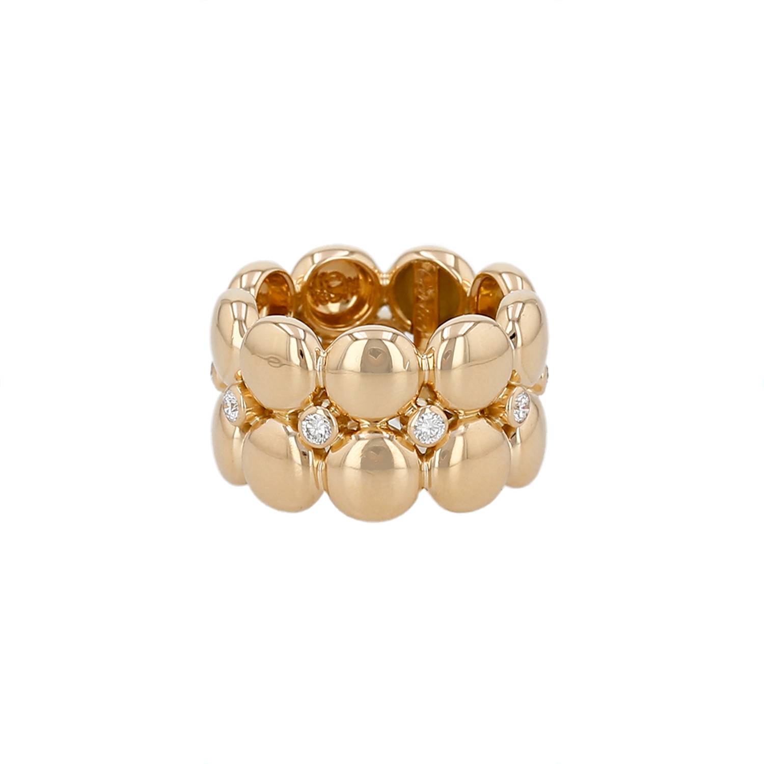 Bague Cartier Honeymoon Or Jaune Diamants Occasion