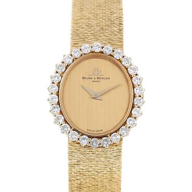 Montre Baume & Mercier Vintage en or jaune Ref: Baume & Mercier - 38233  Vers 1970