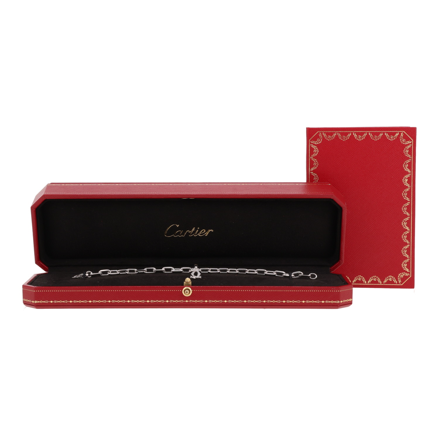 Bracciale Cartier C de Cartier in oro bianco e diamanti