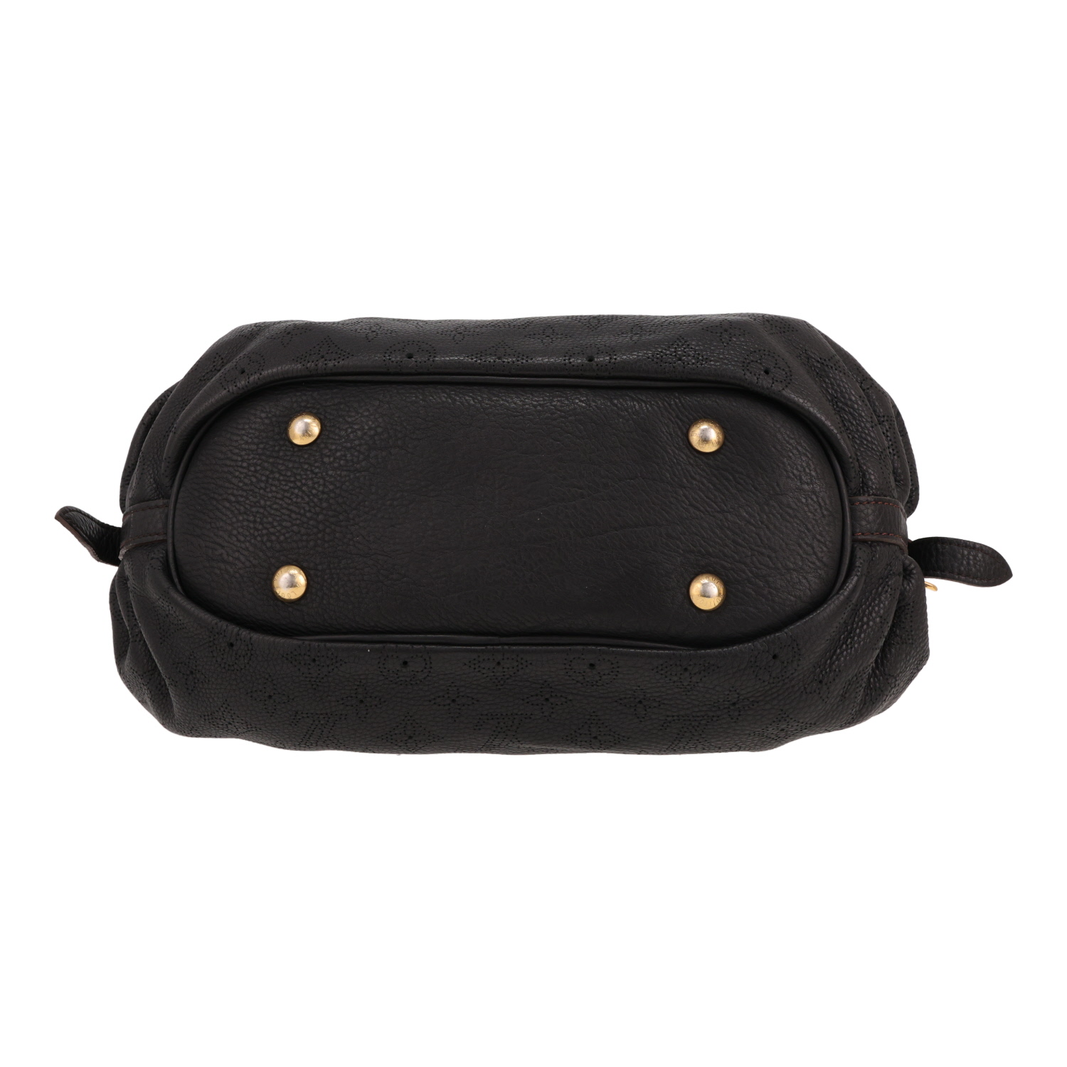 Louis Vuitton  XS shoulder bag  in black mahina leather - Detail D1