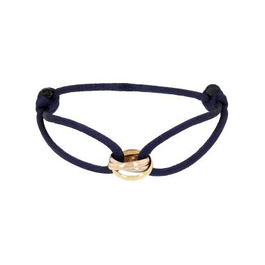 Brazalete Cartier Trinity de 3 oros