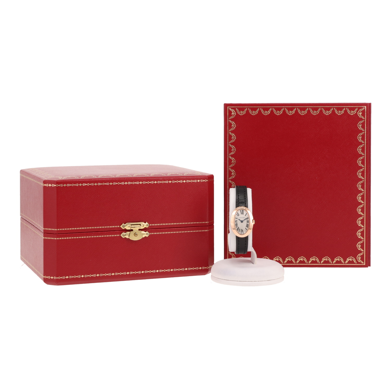 Montre Cartier Mini Baignoire en or rose Ref: Cartier - 3099  Vers 2010