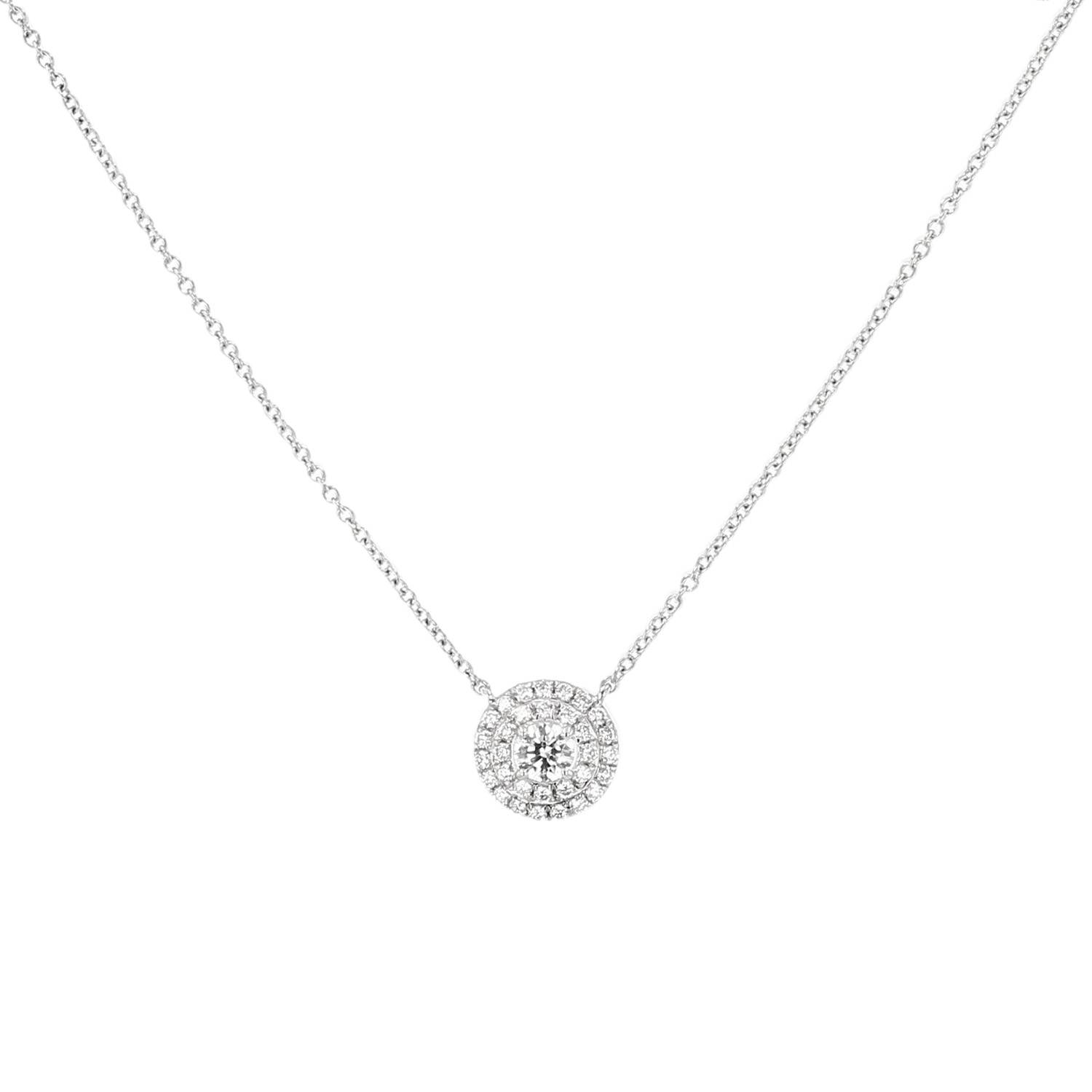 Collier Tiffany & Co Soleste en platine et diamants