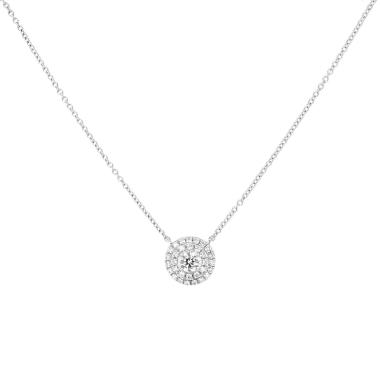 Tiffany & Co Soleste necklace in platinum and diamonds