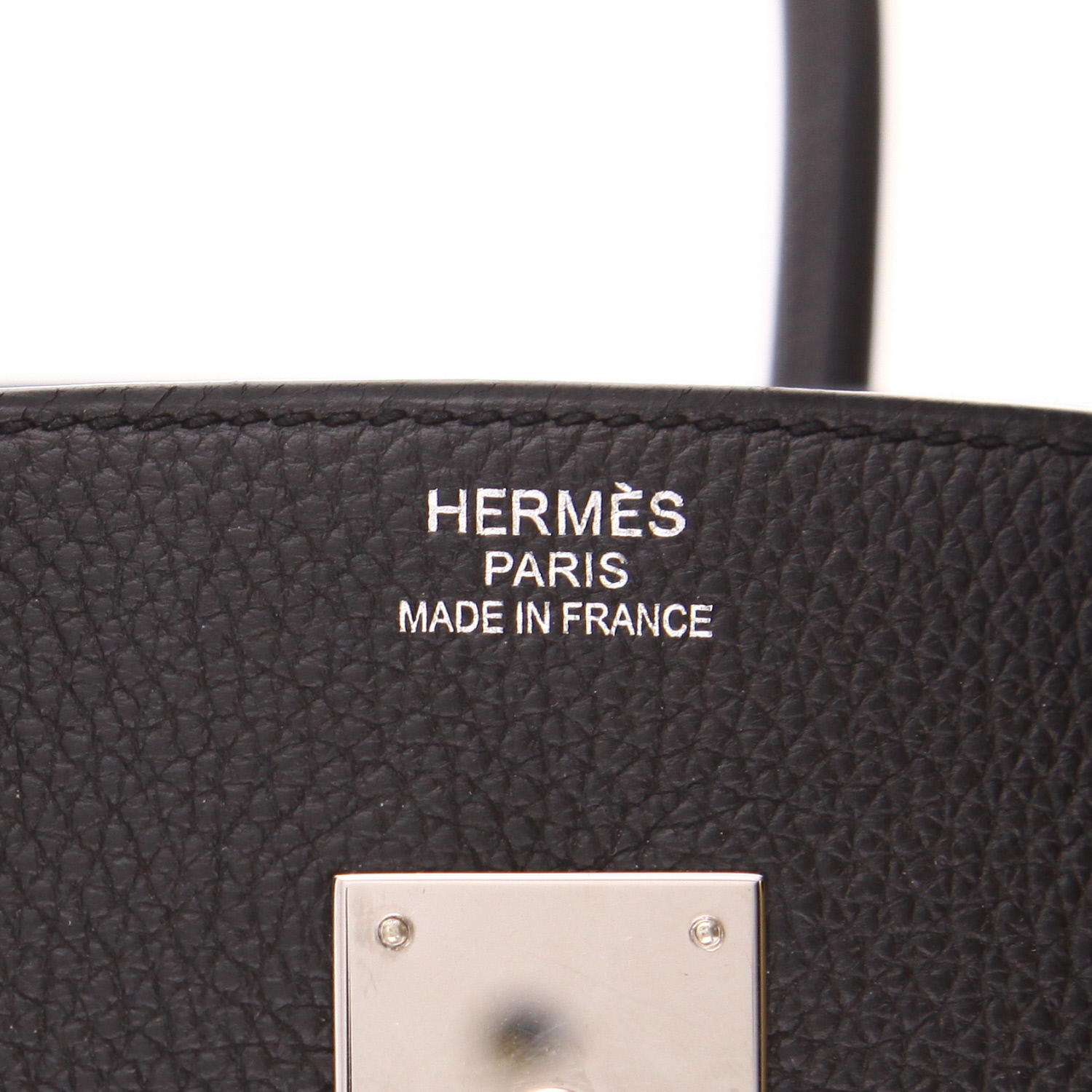 Borsa Hermès  Birkin 35 cm in pelle togo nera - Detail D2