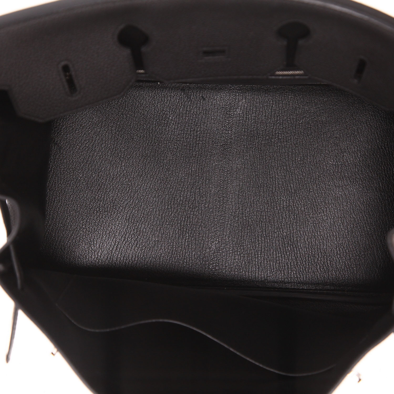 Bolso de mano Hermès  Birkin 35 cm en cuero togo negro - Detail D3