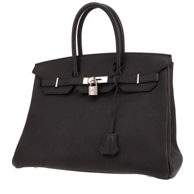 Borsa Hermès  Birkin 35 cm in pelle togo nera