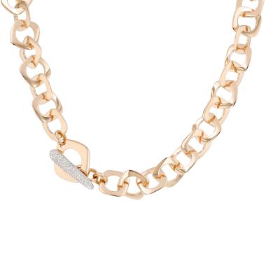 Pomellato necklace in rose gold, white gold and diamonds