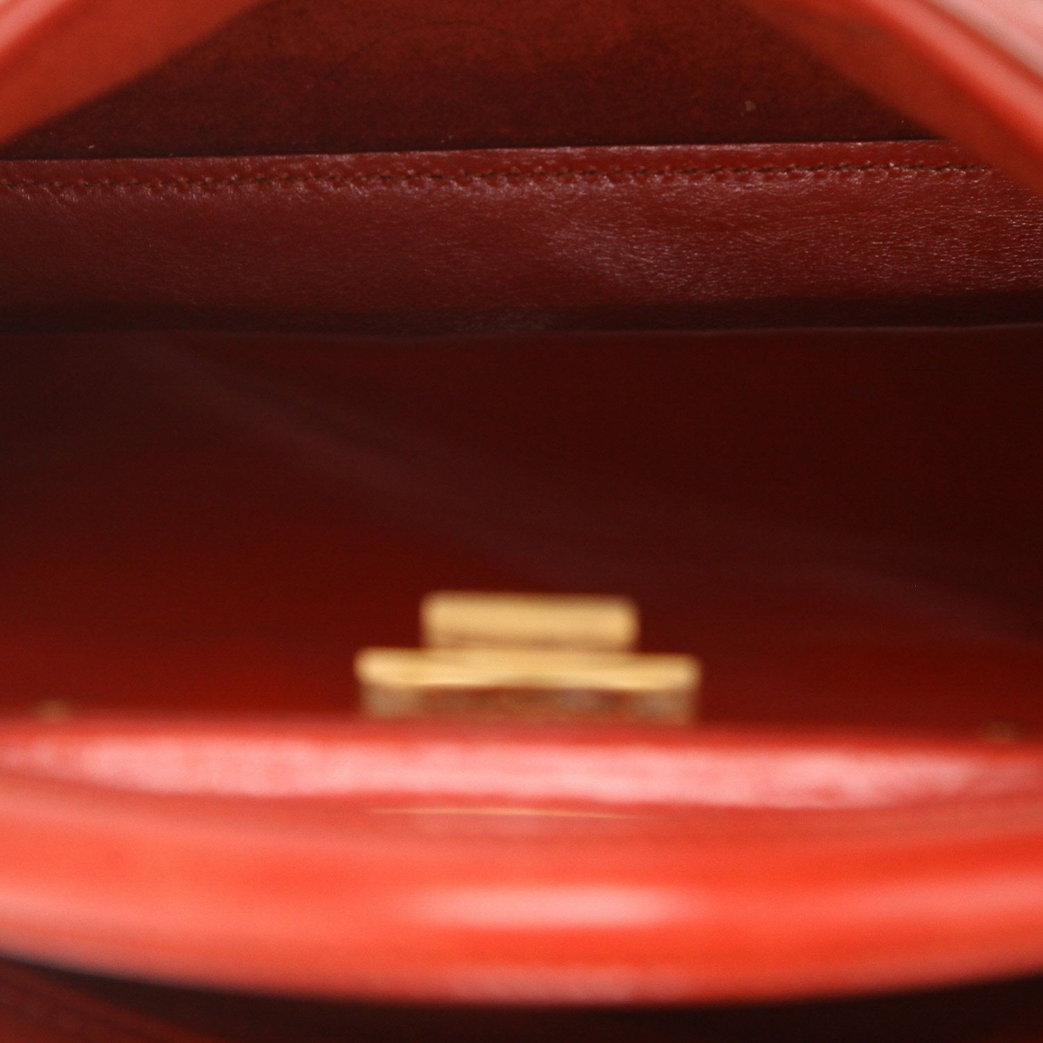 Borsa Fendi  Peekaboo in pelle rossa - Detail D4