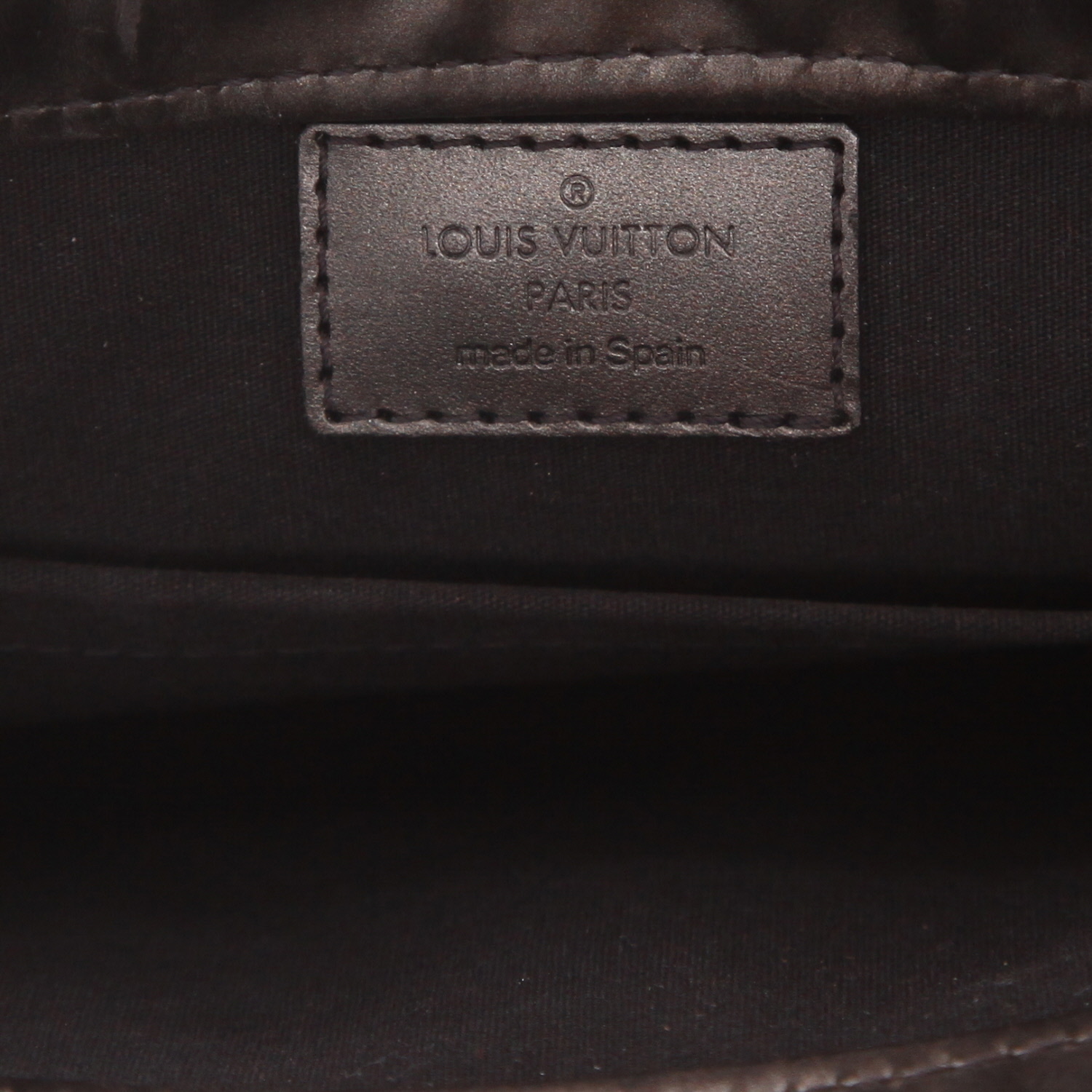 Louis Vuitton  Allston shoulder bag  in grey empreinte monogram leather - Detail D2