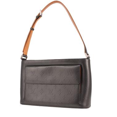 Sac porté épaule Louis Vuitton  Allston en cuir monogram empreinte gris