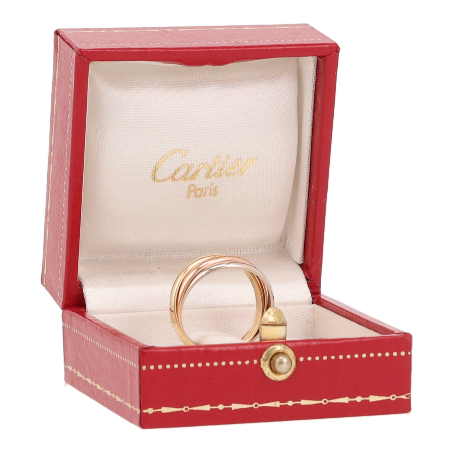 Anello Cartier Trinity "les Must de Cartier" taglia XS in 3 ori - Detail D2