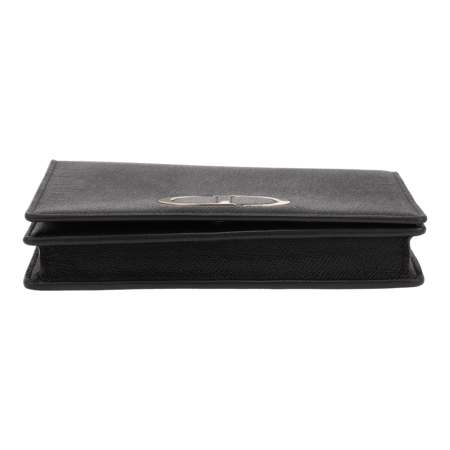 Borsa a tracolla Dior  30 Montaigne in pelle martellata nera - Detail D1