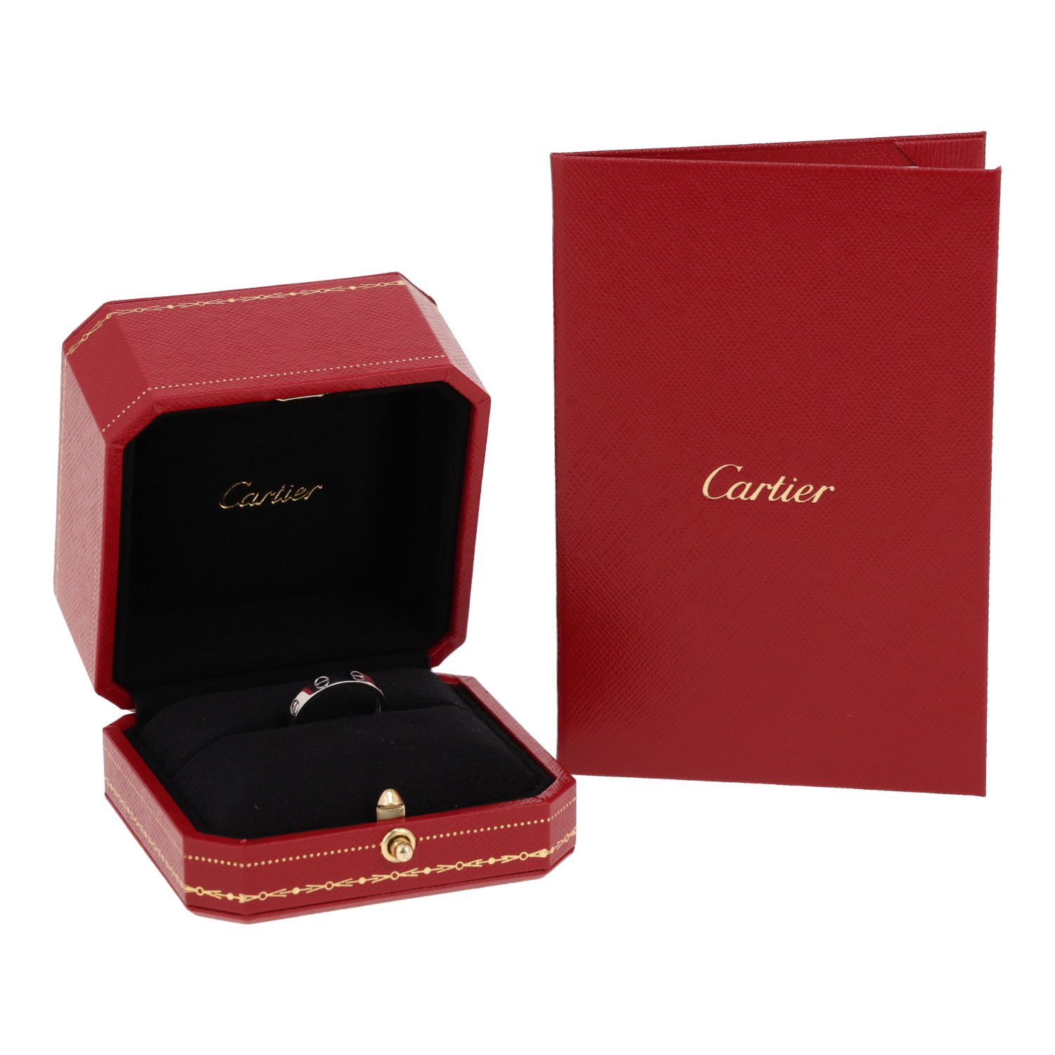 Cartier Love small model ring in white gold - Detail D2