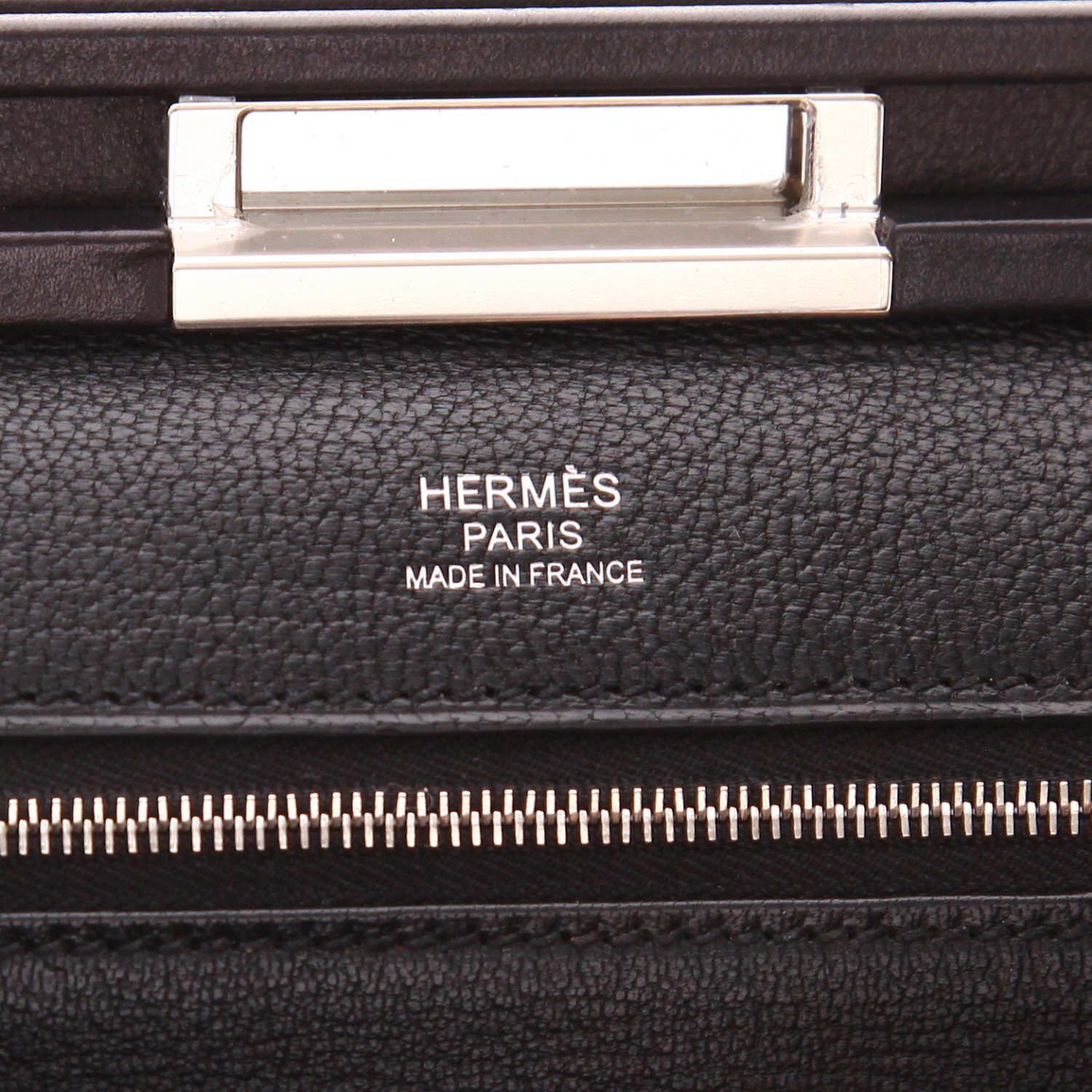 Borsa Hermès  Clic H 33 in pelle nera - Detail D2