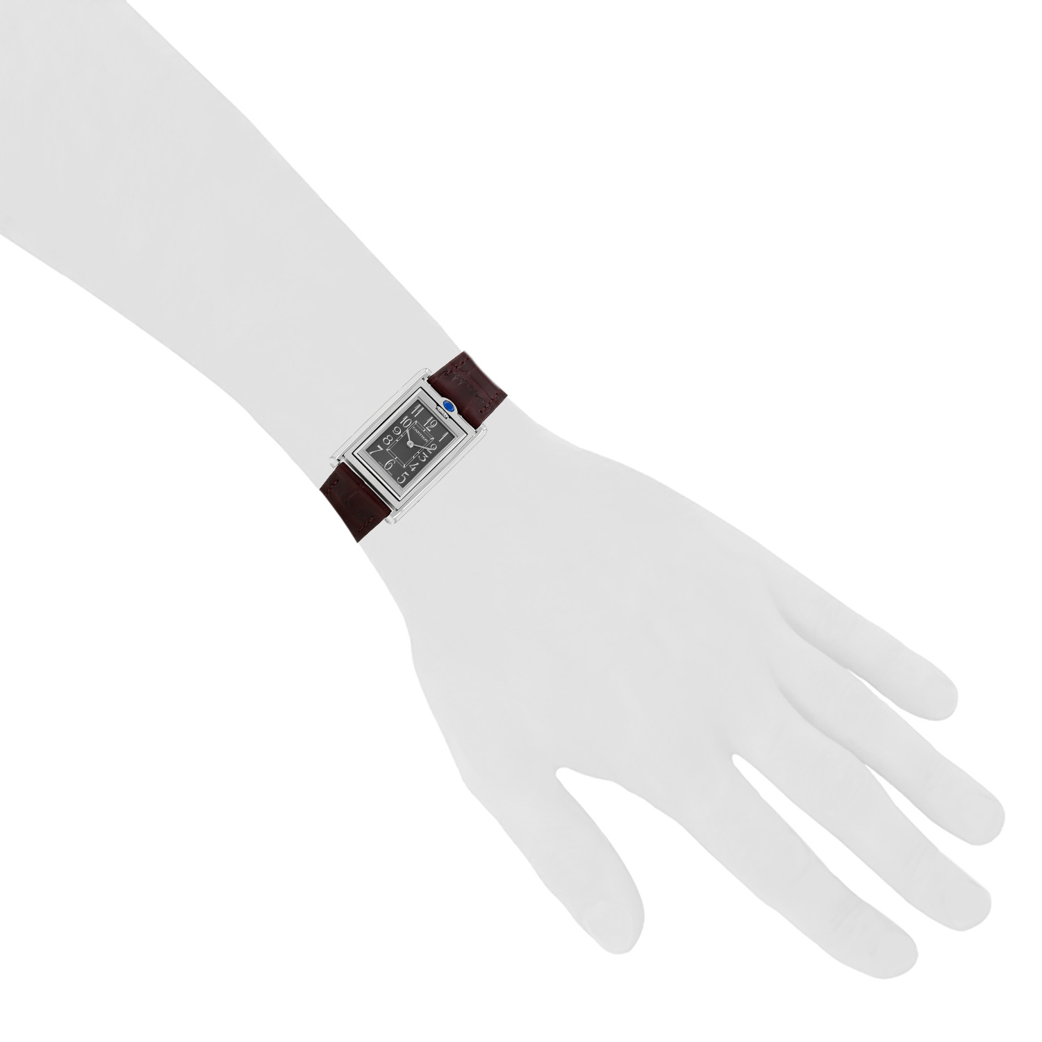 Reloj Cartier Tank Basculante de acero Ref: Cartier - 2405  Circa 2000 - Detail D1