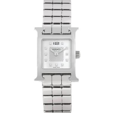 Hermès Heure H  small model  in stainless steel Ref: Hermès - HH1.110  Circa 2025