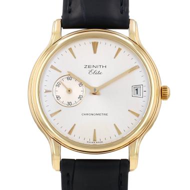 Montre Zenith Elite en or jaune Vers 1990