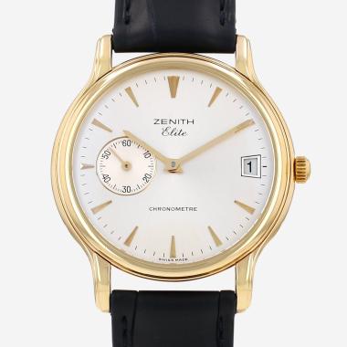 Montre Zenith Elite en or jaune Vers 1990