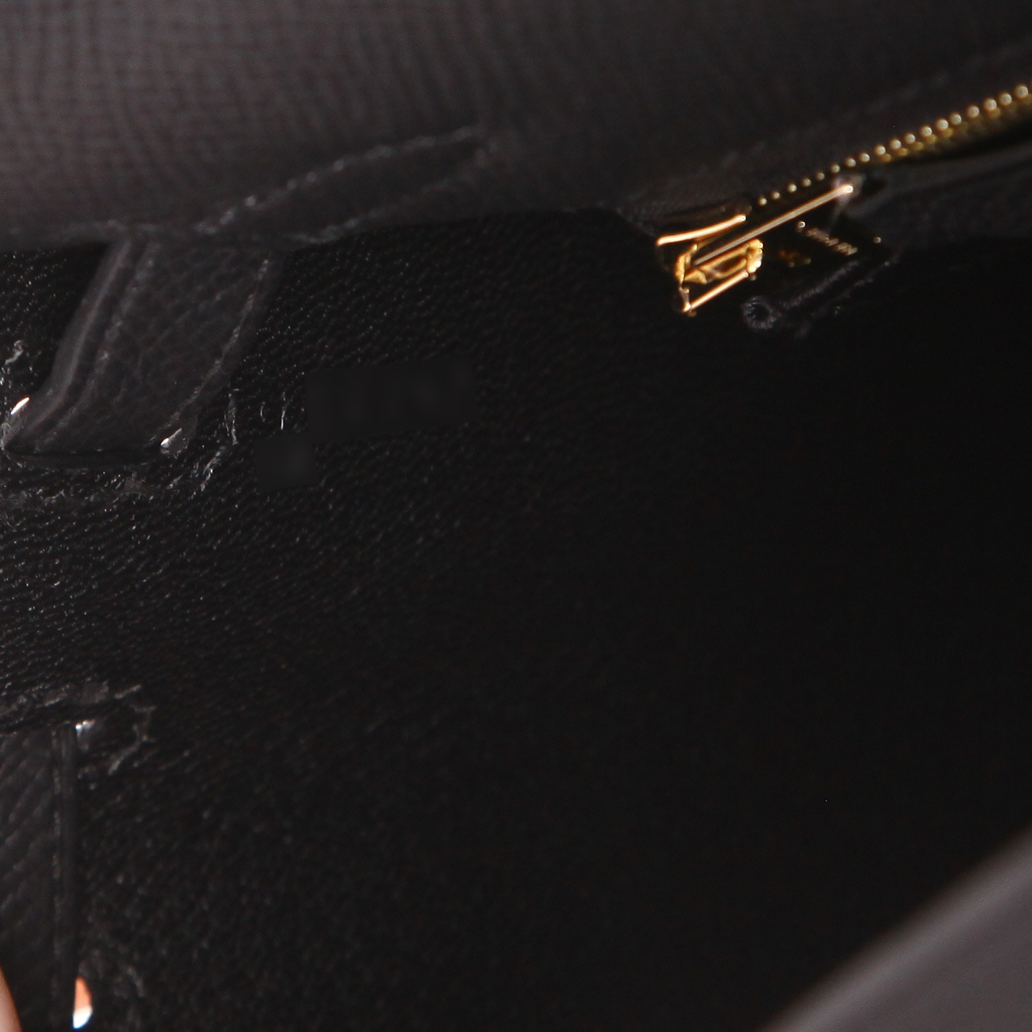 Borsa Hermès Kelly da 25 cm in pelle Epsom nera - Detail D4