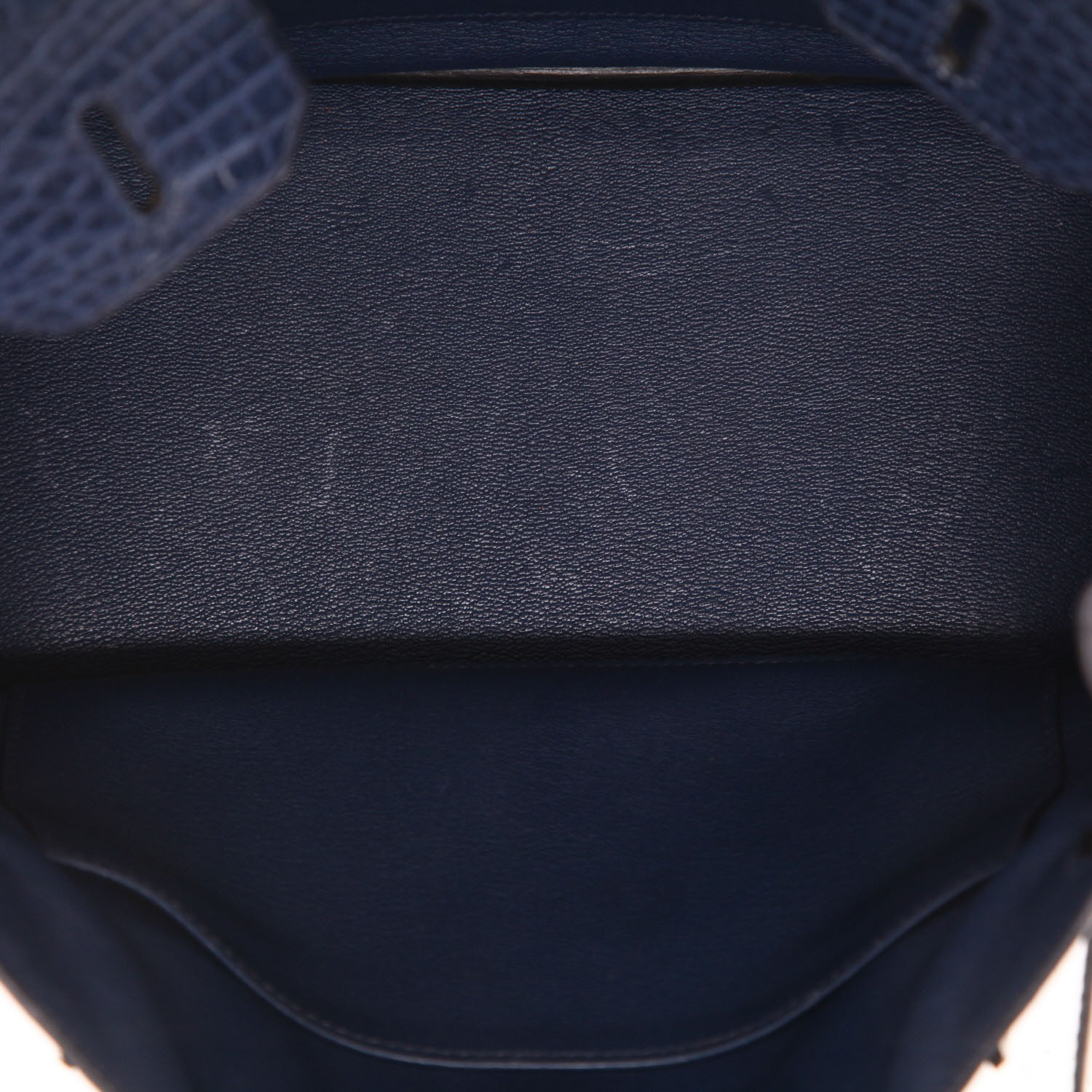 Hermès  Birkin 30 cm handbag  in Bleu Brighton niloticus crocodile - Detail D3