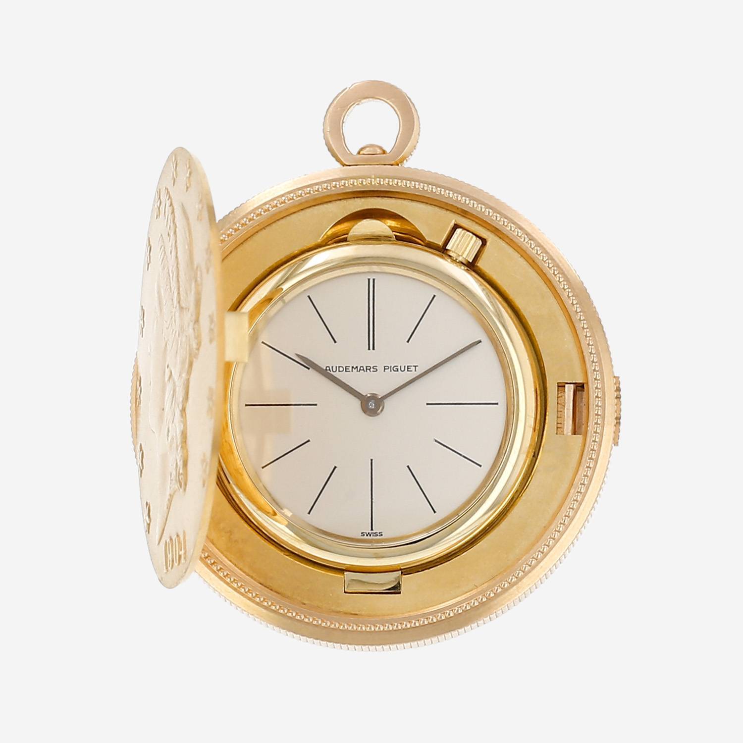 Audemars Piguet Coin Watch in yellow gold Ref: Coin Watch Circa 1970