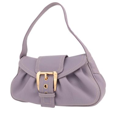 Celine   handbag  in purple leather
