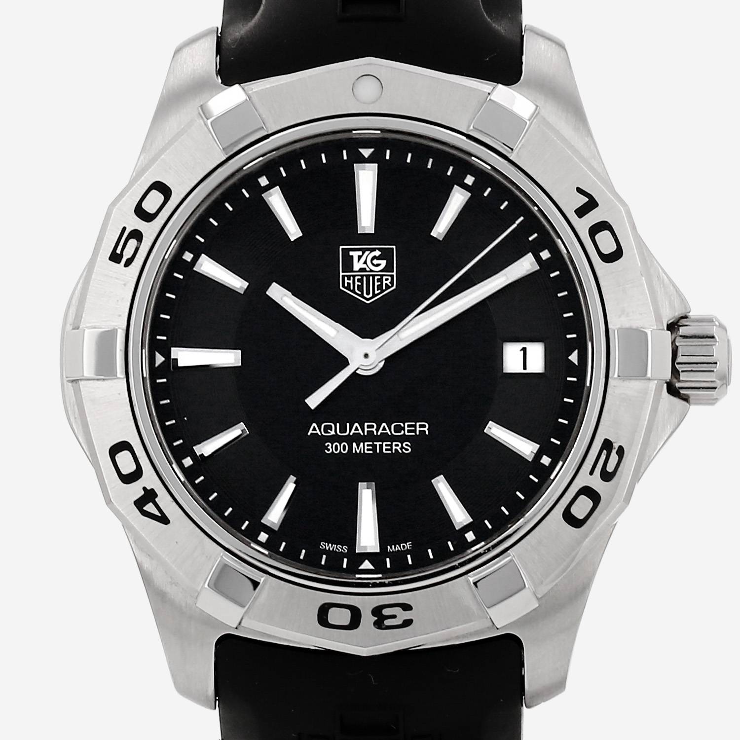 Orologio TAG Heuer Aquaracer 300M in acciaio Ref: TAG Heuer - WAP1110  Circa 2010