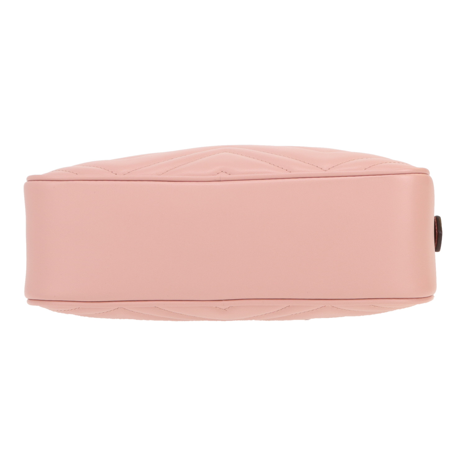 Gucci  GG Marmont Camera shoulder bag  in pink quilted leather - Detail D1