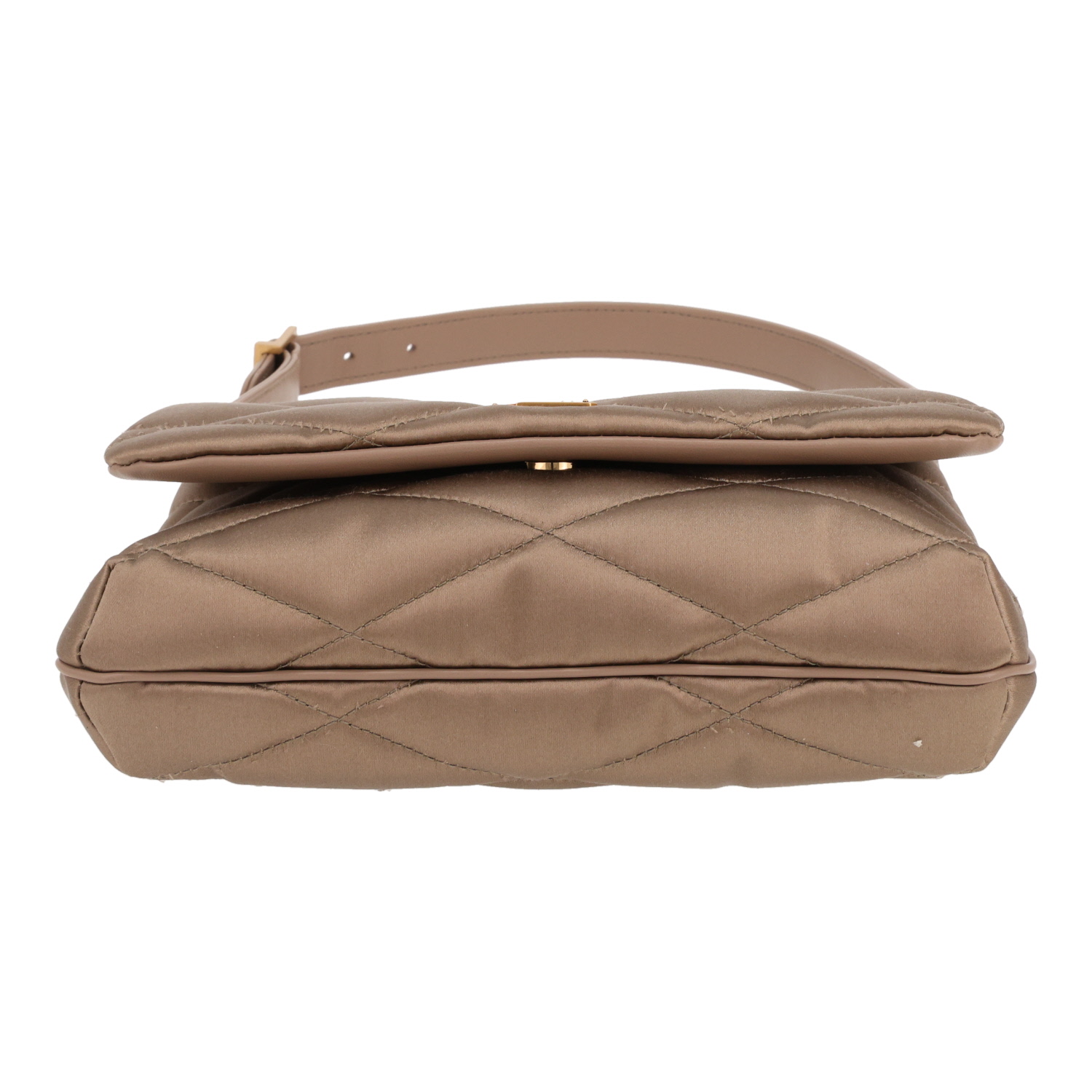 Borsa Saint Laurent  Le 57 in raso beige - Detail D1
