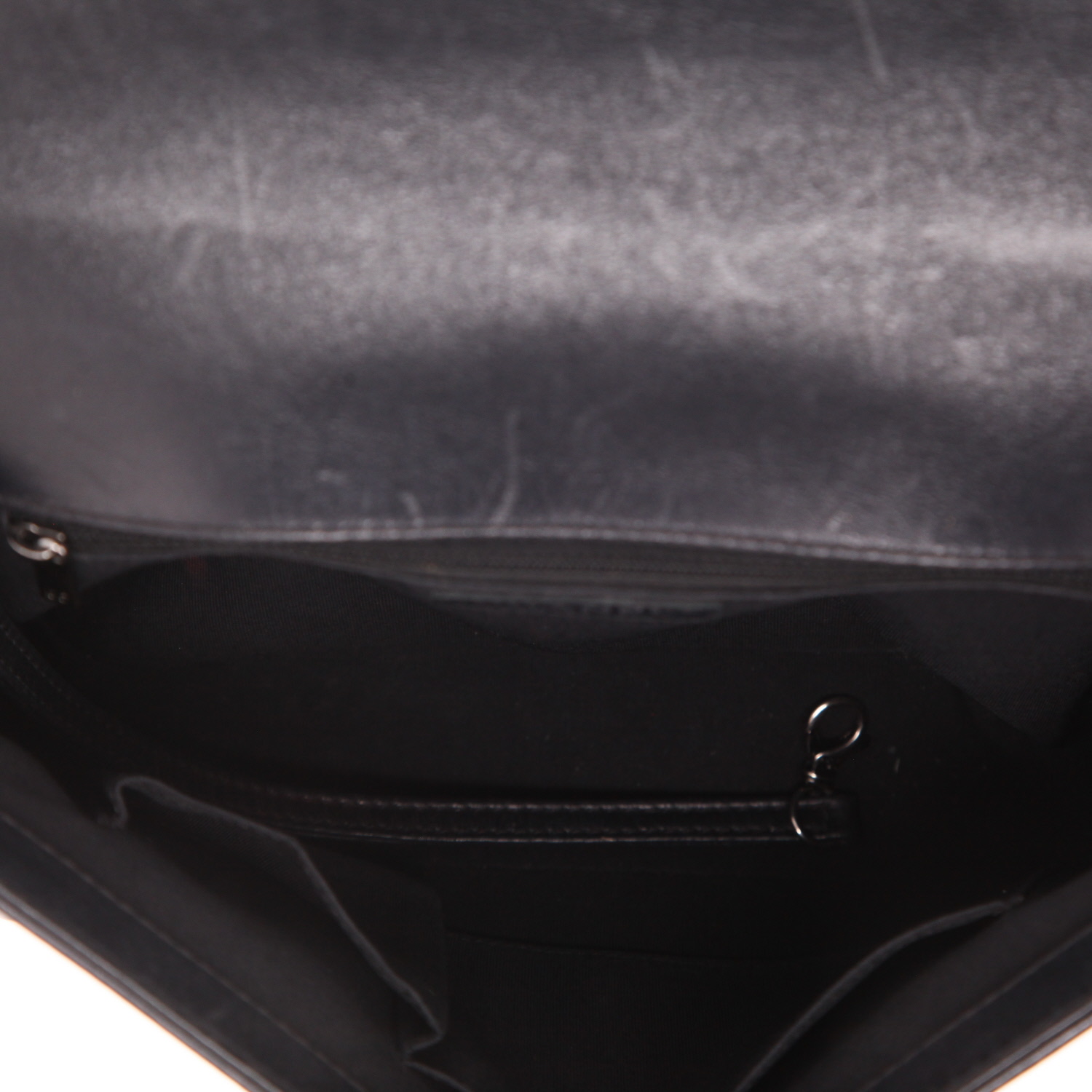 Borsa a tracolla Chanel  Boy modello grande  in pelle trapuntata nera - Detail D3